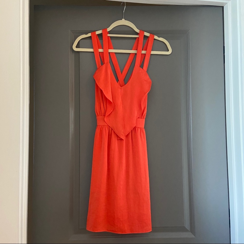 BCBG Ruffle Dress
